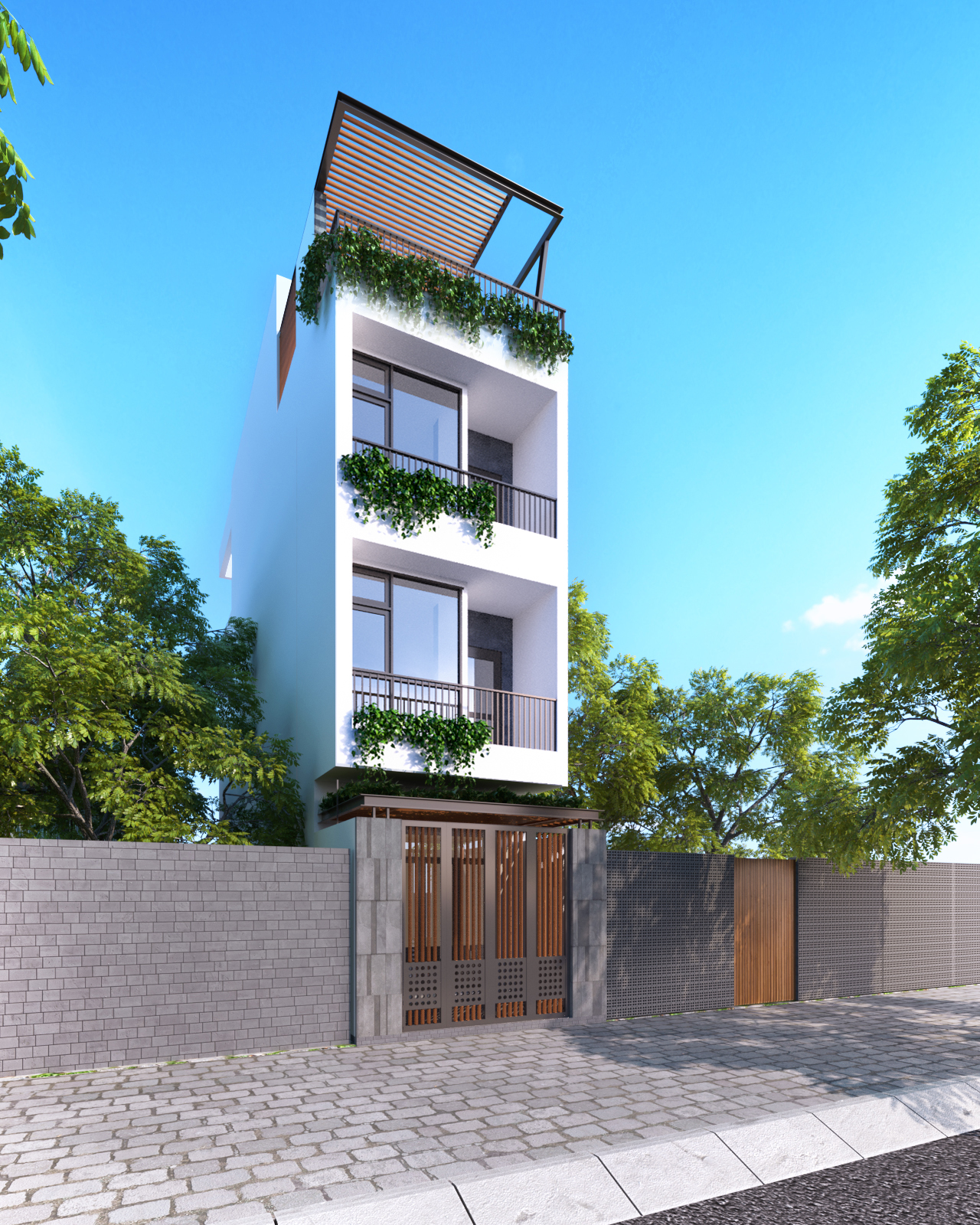 NHÀ PHỐ 4m x 20m CHÚ HIỀN